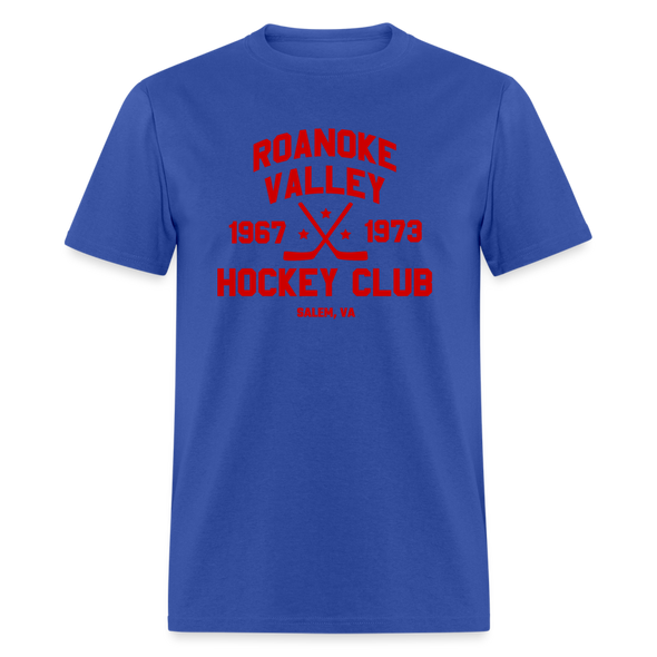 Roanoke Valley Hockey Club T-Shirt - royal blue
