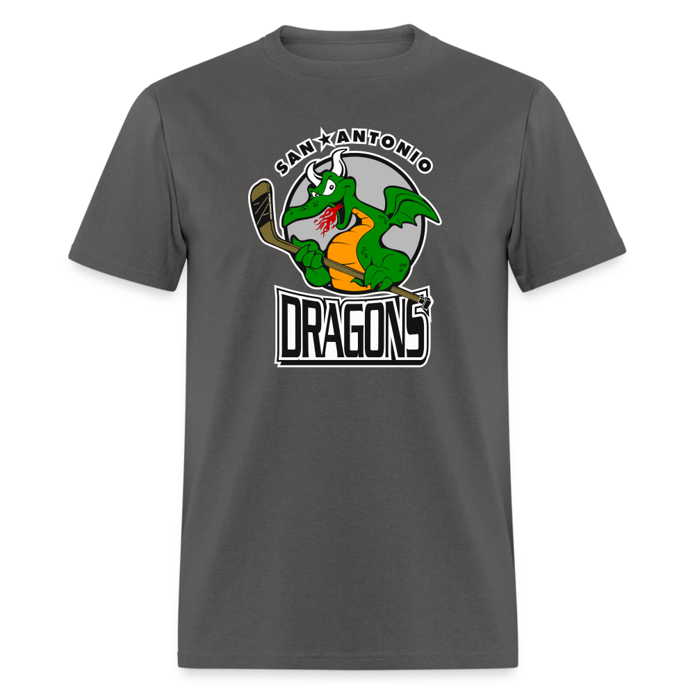 San Antonio Dragons Black T-Shirt - charcoal