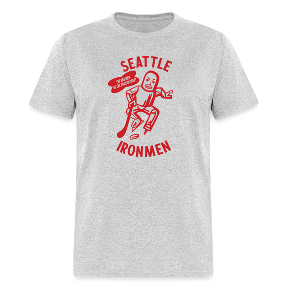 Seattle Ironmen T-Shirt - heather gray