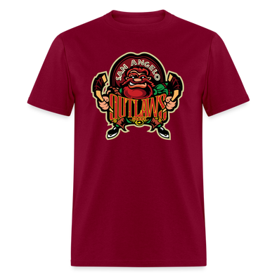 San Angelo Outlaws T-Shirt - burgundy