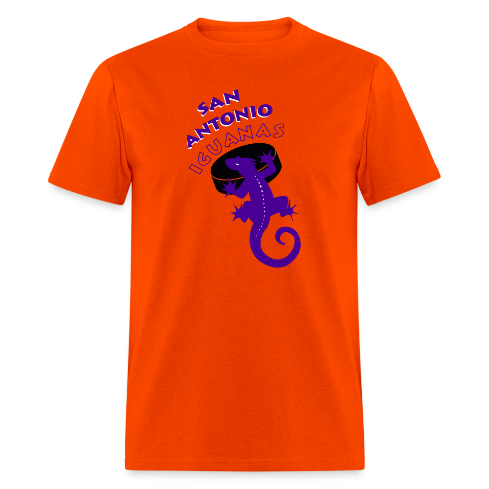 San Antonio Iguanas Orange T-Shirt - orange