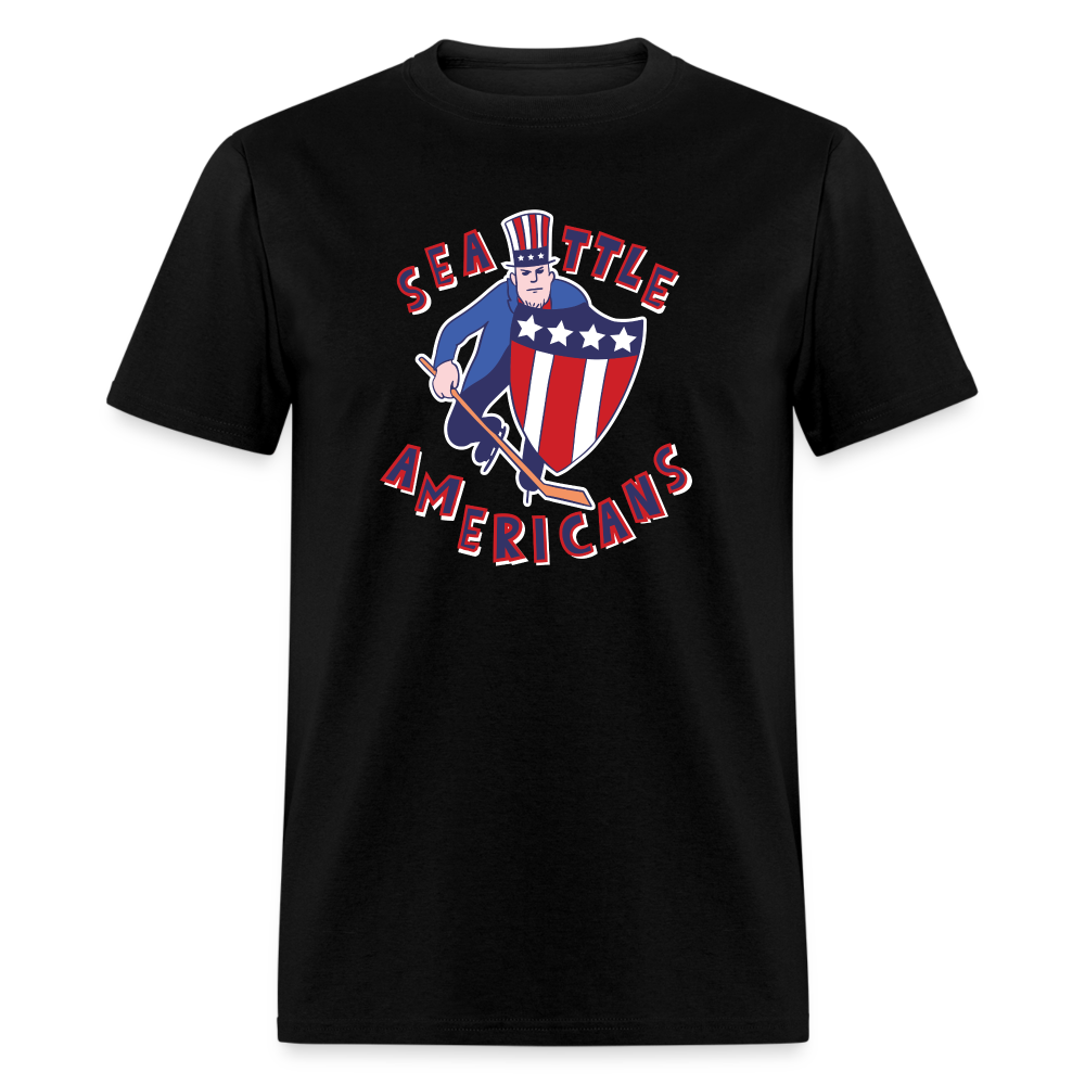 Seattle Americans T-Shirt - black