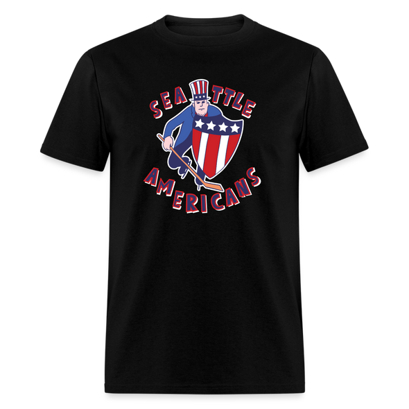 Seattle Americans T-Shirt - black
