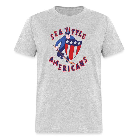 Seattle Americans T-Shirt - heather gray