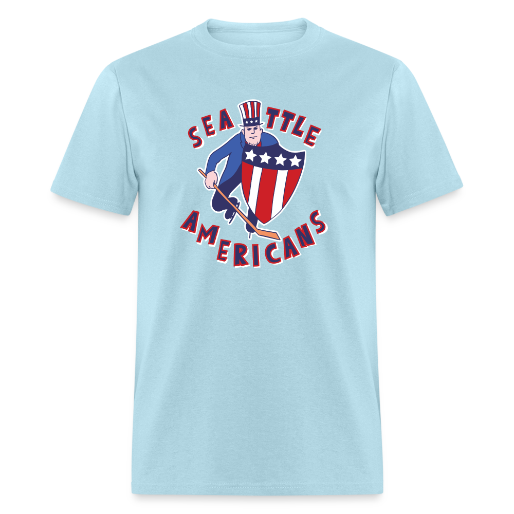 Seattle Americans T-Shirt - powder blue