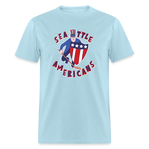 Seattle Americans T-Shirt - powder blue