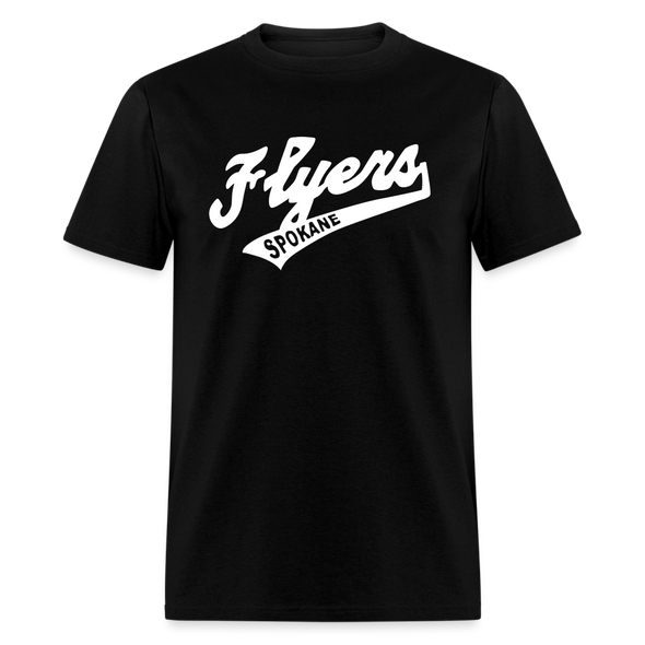 Spokane Flyers Script T-Shirt - black