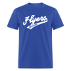 Spokane Flyers Script T-Shirt - royal blue