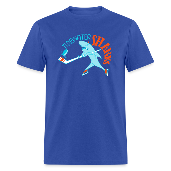 Tidewater Sharks T-Shirt - royal blue