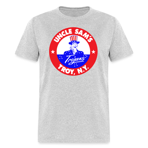 Troy Uncle Sam's Trojans T-Shirt - heather gray