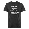 Winston-Salem Polar Twins Dated T-Shirt (SHL) (Premium Tall 60/40) - heather black