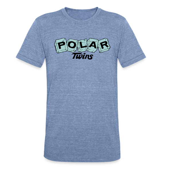 Winston-Salem Polar Twins Tri-Blend Unisex T-Shirt - heather blue