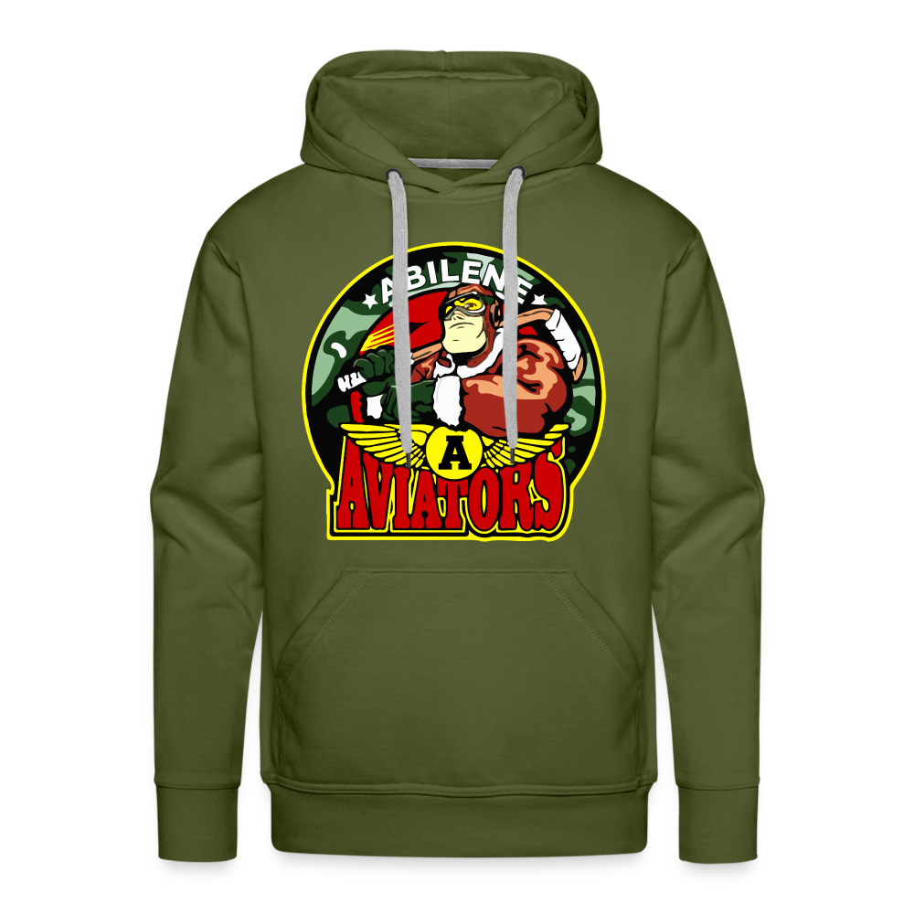 Abilene Aviators Hoodie (Premium) - olive green