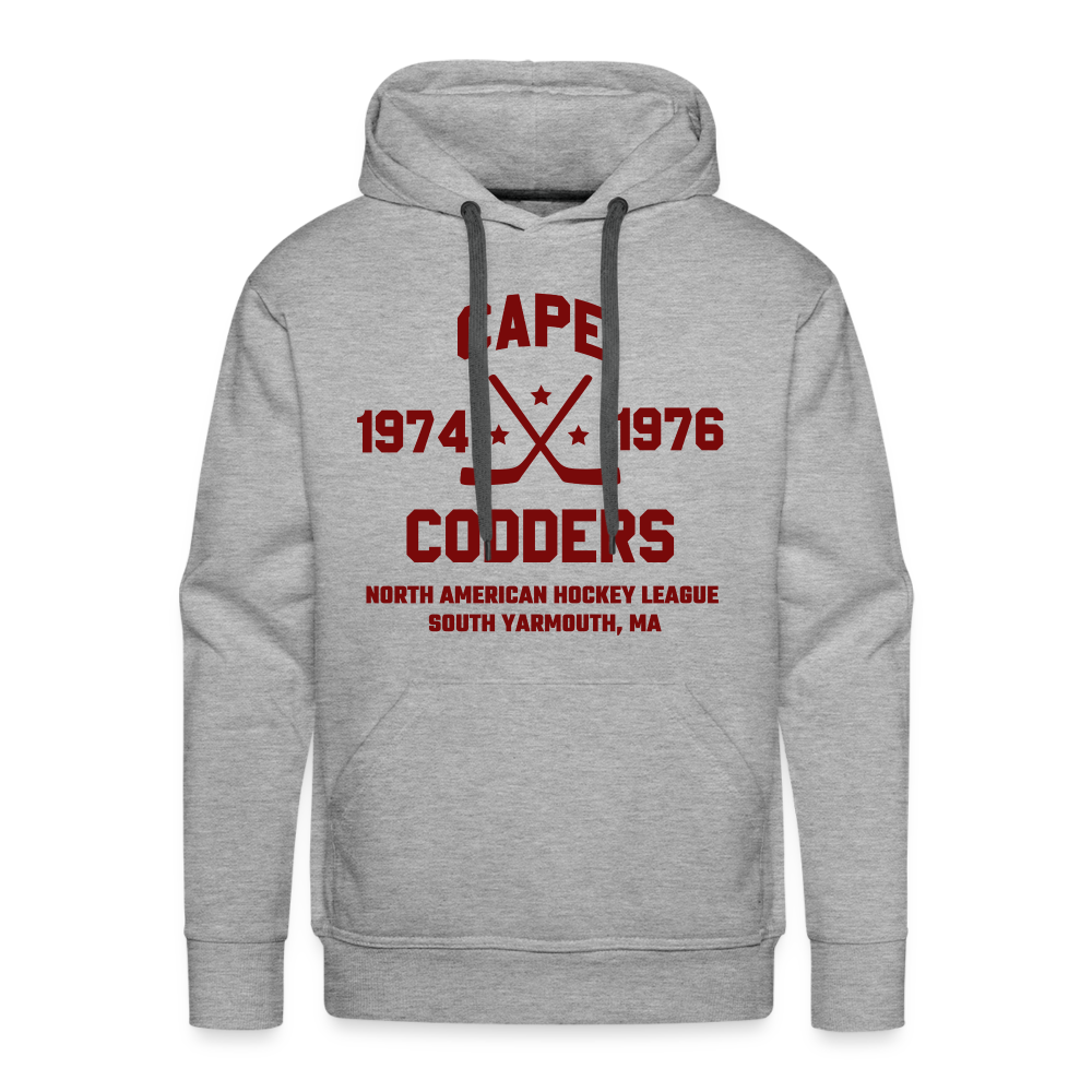 Cape Codders Double Sided Premium Hoodie - heather grey