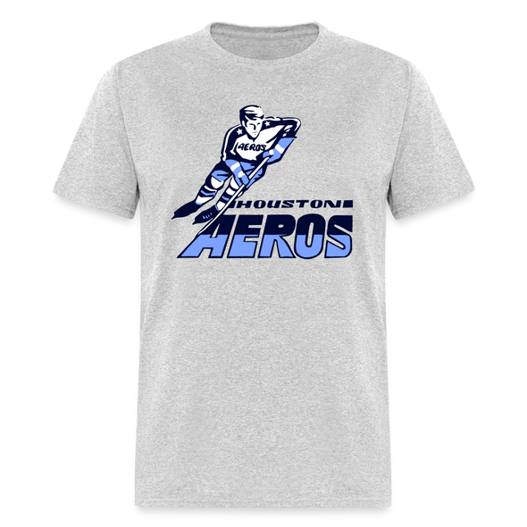 Houston Aeros 1970s T-Shirt - heather gray