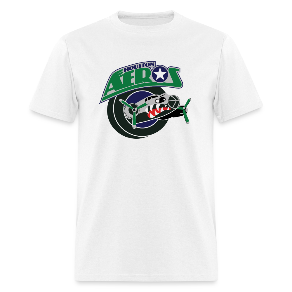 Houston Aeros 1990s T-Shirt - white