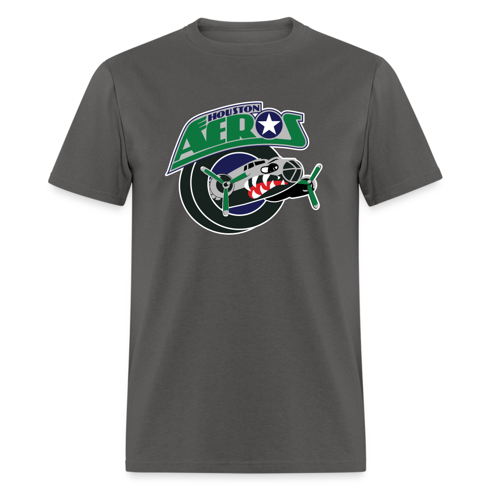 Houston Aeros 1990s T-Shirt - charcoal