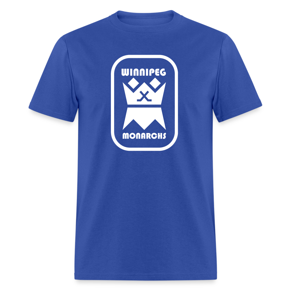 Winnipeg Monarchs Badge T-Shirt - royal blue