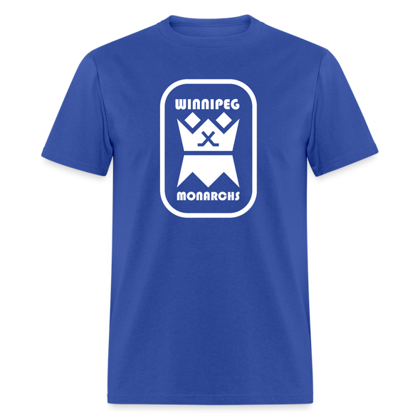 Winnipeg Monarchs Badge T-Shirt - royal blue