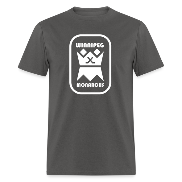 Winnipeg Monarchs Badge T-Shirt - charcoal