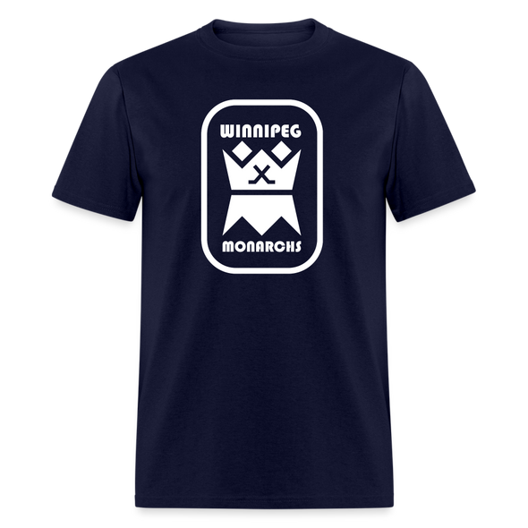 Winnipeg Monarchs Badge T-Shirt - navy