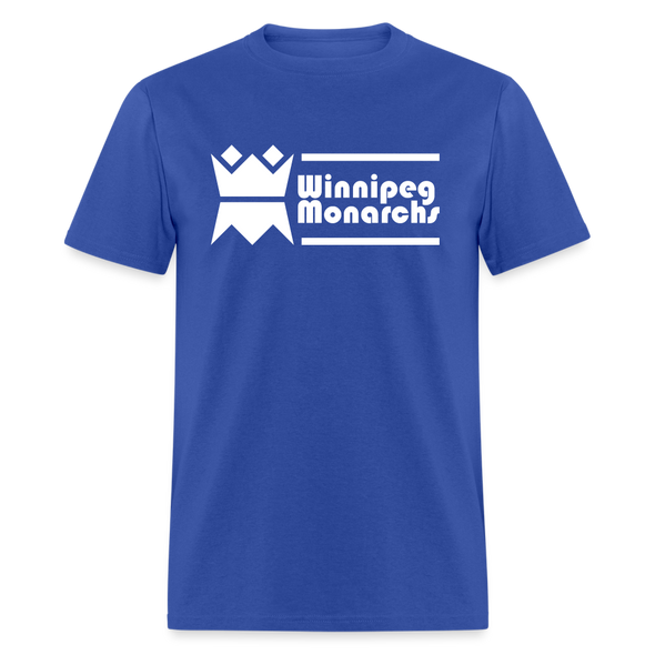 Winnipeg Monarchs Wide T-Shirt - royal blue