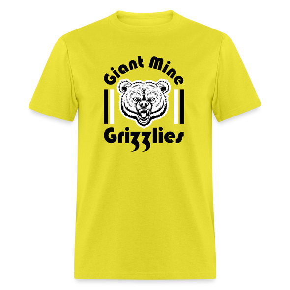Giant Mine Grizzlies T-Shirt - yellow