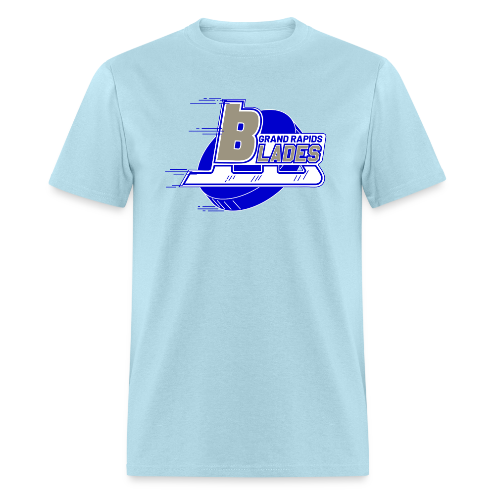 Grand Rapids Blades T-Shirt - powder blue