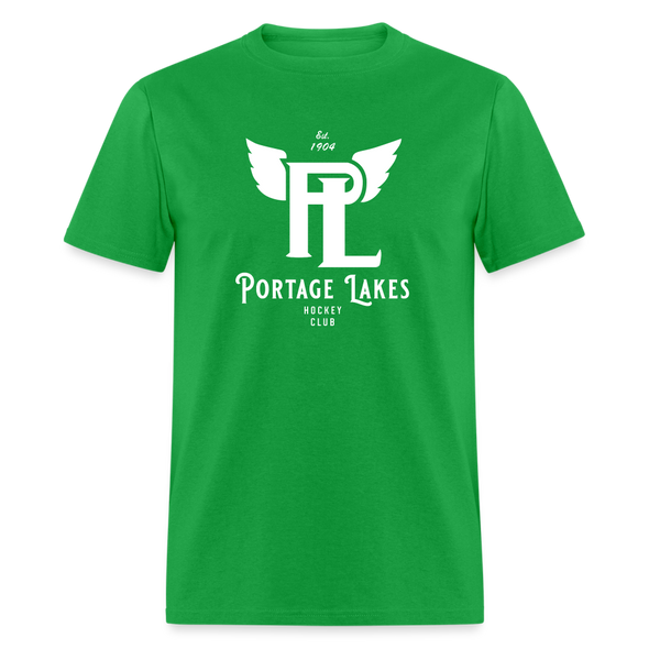 Portage Lakes Hockey Club T-Shirt - bright green