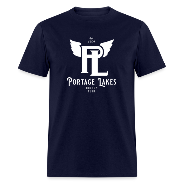 Portage Lakes Hockey Club T-Shirt - navy