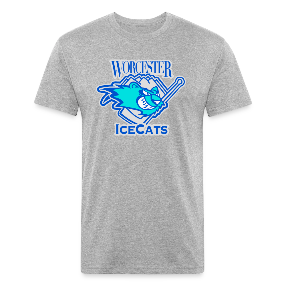 Worcester IceCats T-Shirt (Premium Tall 60/40) - heather gray