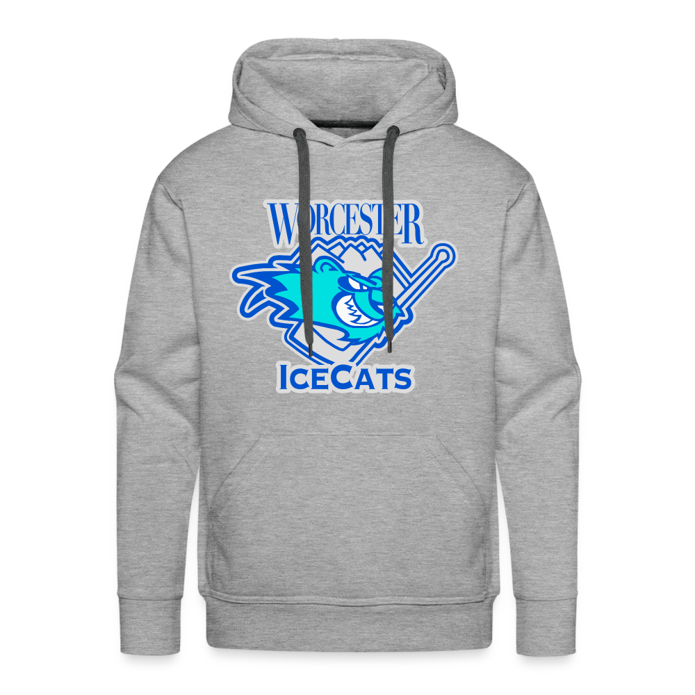 Worcester IceCats Hoodie (Premium) - heather grey