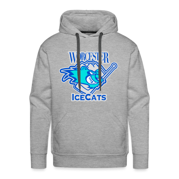 Worcester IceCats Hoodie (Premium) - heather grey