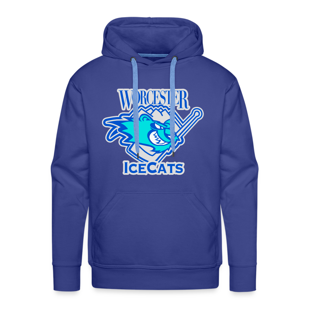 Worcester IceCats Hoodie (Premium) - royal blue