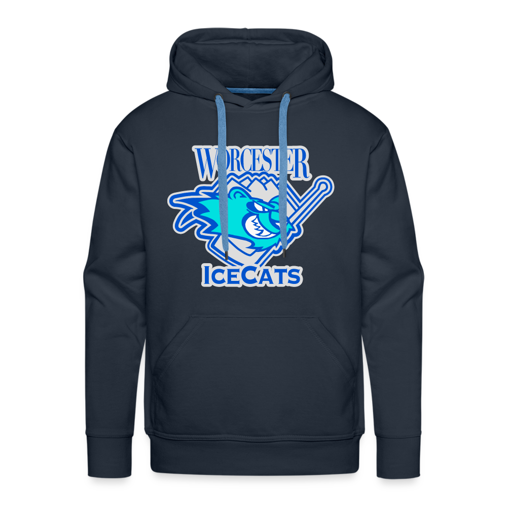 Worcester IceCats Hoodie (Premium) - navy