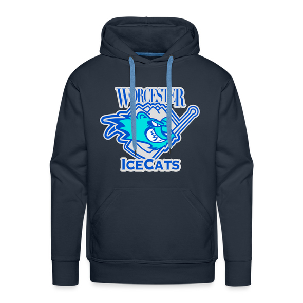 Worcester IceCats Hoodie (Premium) - navy