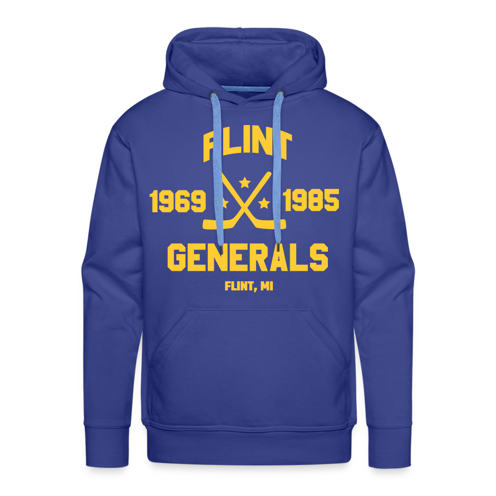 Flint Generals Double Sided Hoodie (Premium) - royal blue