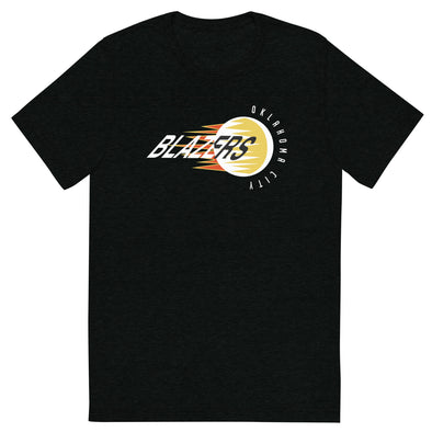 Oklahoma City Blazers 1990s T-Shirt (Tri-Blend Super Light)