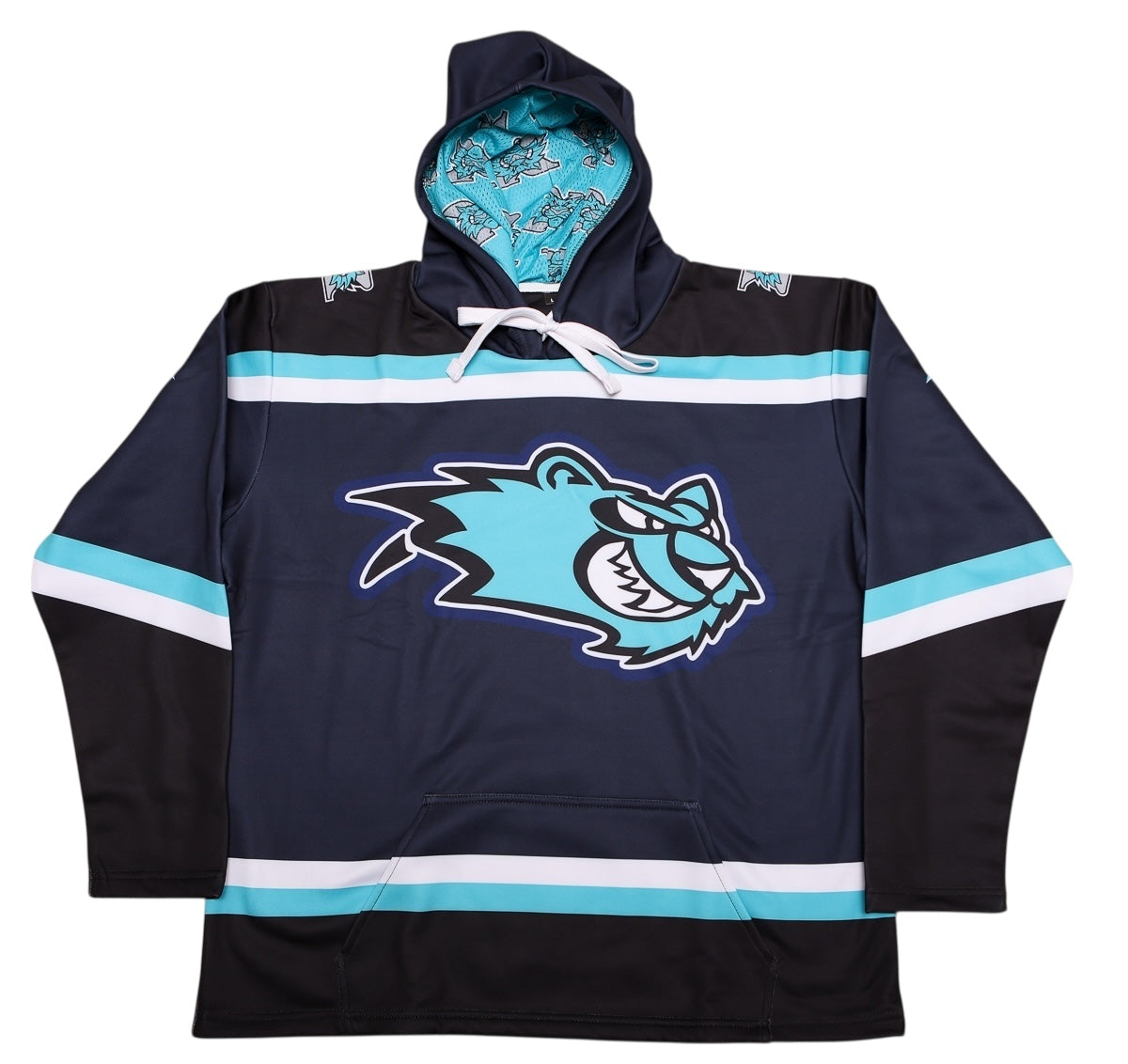 Worcester IceCats Black Performance Hoodie