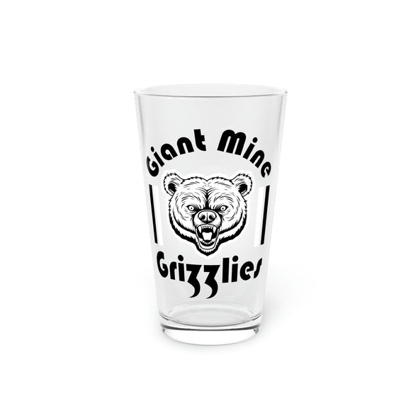 Giant Mine Grizzlies Pint Glass