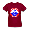 Troy Uncle Sam's Trojans Logo Women's Shirt (EHL) - dark red