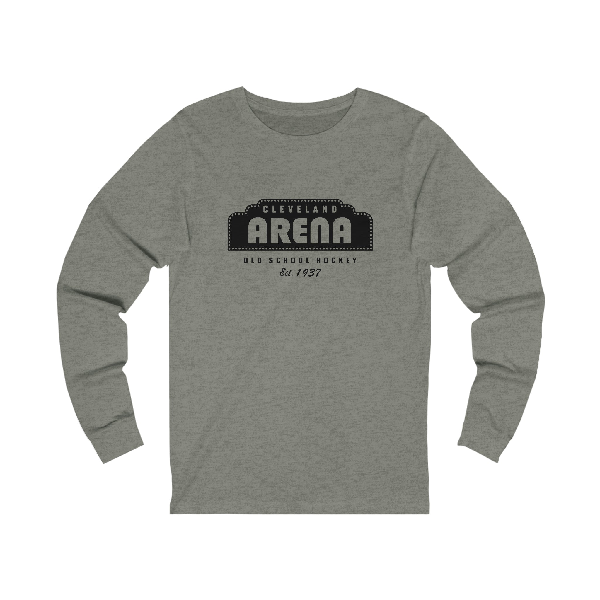 Cleveland Arena Old School Hockey Long Sleeve Shirt