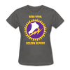 New York Golden Blades Logo Women's T-Shirt (WHA) - charcoal