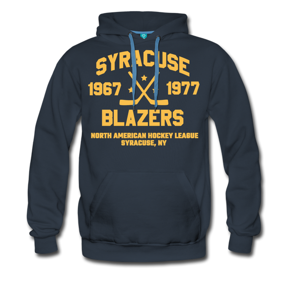 Syracuse Blazers Double Sided Premium Hoodie (NAHL) - navy