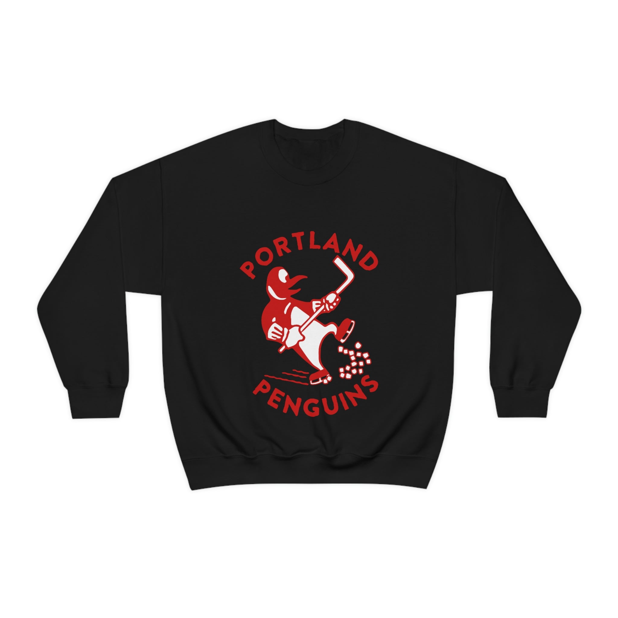 Portland Penguins Vintage Ice Hockey Crewneck Sweatshirt