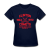 Clinton Comets Dated Women's T-Shirt (EHL) - navy