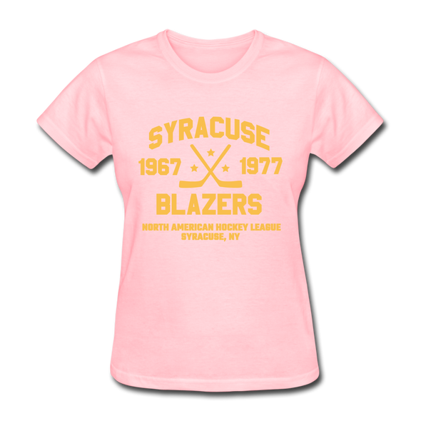 Syracuse Blazers Dated Women's T-Shirt (NAHL) - pink
