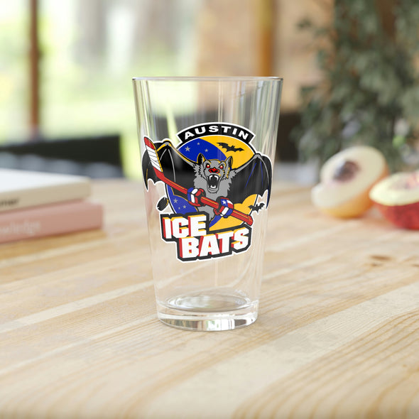 Austin Ice Bats Pint Glass