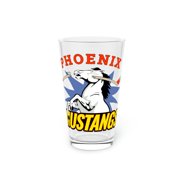 Phoenix Mustangs Pint Glass