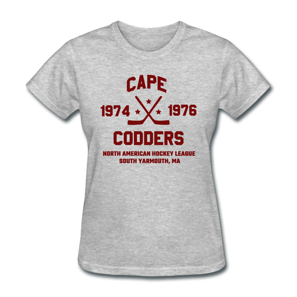 Cape Codders Dated Women's T-Shirt (NAHL) - heather gray